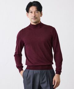 SANYO ESSENTIALS / サンヨーエッセンシャルズ ニット・セーター | メリノウールモックネックニット