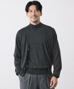 SANYO ESSENTIALS / サンヨーエッセンシャルズ ニット・セーター | メリノウールVネックカーディガン