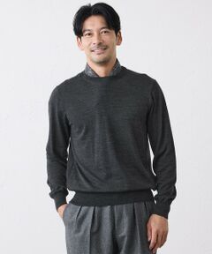 SANYO ESSENTIALS / サンヨーエッセンシャルズ ニット・セーター | メリノウールクルーネックニット
