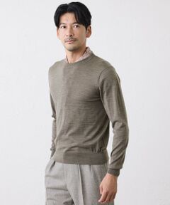 SANYO ESSENTIALS / サンヨーエッセンシャルズ ニット・セーター | メリノウールクルーネックニット
