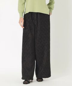 SANYO ESSENTIALS / サンヨーエッセンシャルズ その他パンツ | カットジャカードワイドパンツ
