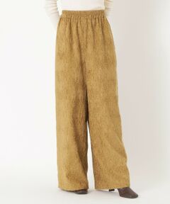 SANYO ESSENTIALS / サンヨーエッセンシャルズ その他パンツ | カットジャカードワイドパンツ
