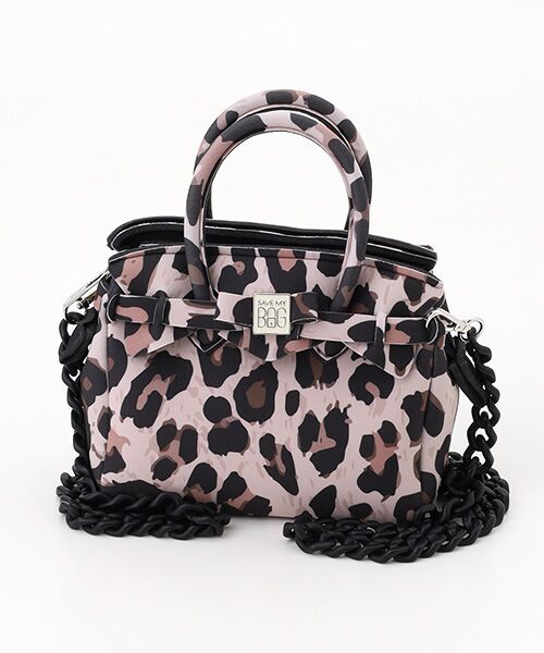 SAVE MY BAG / セーブマイバッグ ハンドバッグ | T-MISS MIGNON LEOPARD | 詳細1