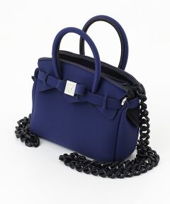 【新品】SAVE MY BAG TULUM ハンドバッグ青 公式】セーブマイバッグ - SAVE MY BAG JAPAN