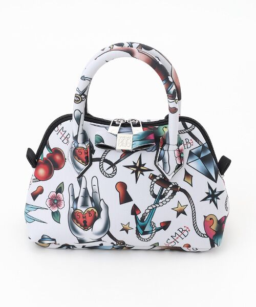 SAVE MY BAG / セーブマイバッグ ハンドバッグ | T-PRINCESS MINI TATTOO GESSO | 詳細1