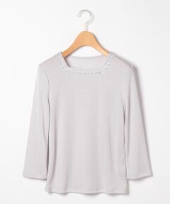 SCAPA Lサイズ / スキャパエルサイズ カットソー | トリアセリブスクエアネックカットソー