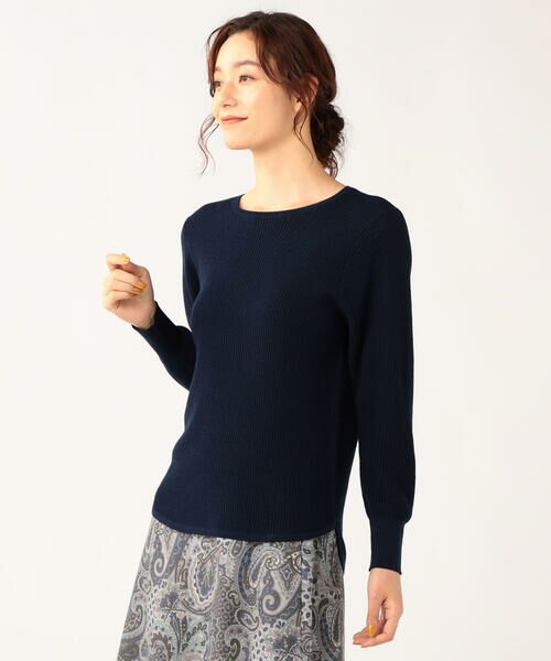 SCAPA Lサイズ / スキャパエルサイズ ニット・セーター | ブラッキーニット(ネイビー)