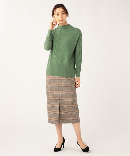 SCAPA Lサイズ / スキャパエルサイズ ミニ・ひざ丈スカート | ストレッチフラノスカート | 詳細1