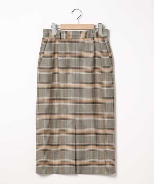 SCAPA Lサイズ / スキャパエルサイズ ミニ・ひざ丈スカート | ストレッチフラノスカート | 詳細3