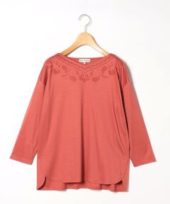 SCAPA Lサイズ / スキャパエルサイズ エンブロジャージ半袖カットソー エンブロジャージ半袖カットソー｜カットソー｜SCAPA Lサイズ