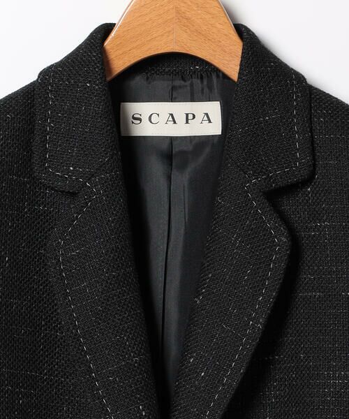 SCAPA Lサイズ / スキャパエルサイズ テーラードジャケット | ウールリネンメッシュジャケット | 詳細4