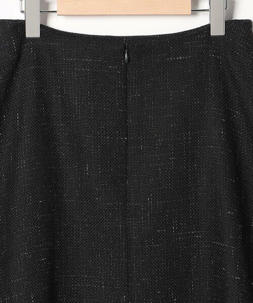 SCAPA Lサイズ / スキャパエルサイズ ミニ・ひざ丈スカート | ウールリネンメッシュスカート | 詳細6