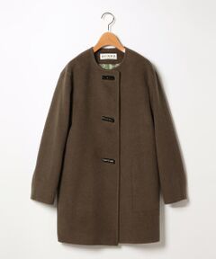 SCAPA Lサイズ / スキャパエルサイズ トレンチコート | アンゴラシャギーノーカラーコート