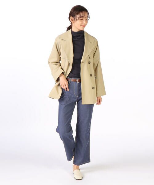 セール】 シャンブレーツイルコート （トレンチコート）｜SCAPA