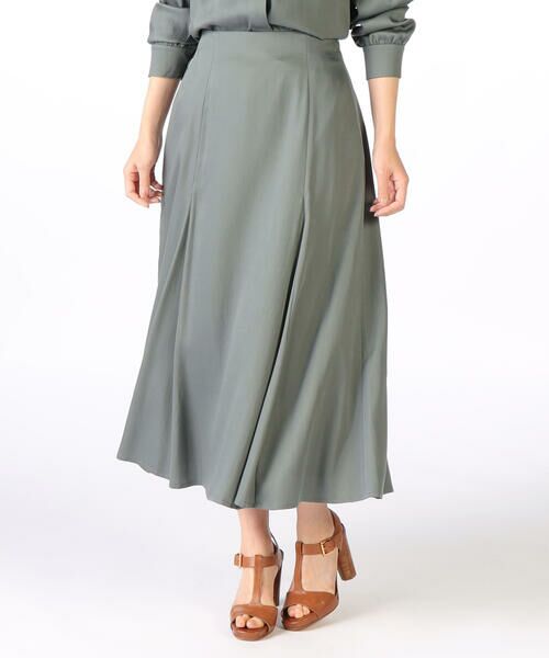 SCAPA Lサイズ / スキャパエルサイズ ミニ・ひざ丈スカート | シルキーサテンスカート | 詳細9