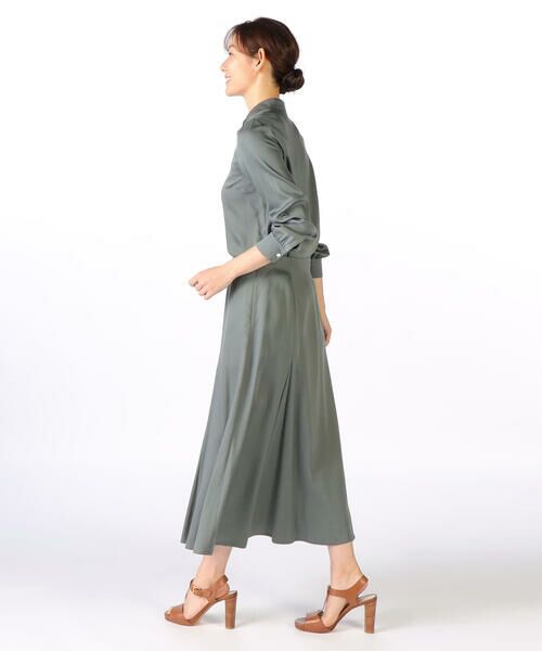 SCAPA Lサイズ / スキャパエルサイズ ミニ・ひざ丈スカート | シルキーサテンスカート | 詳細12