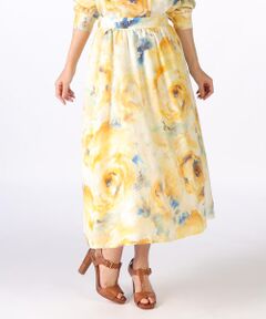 SCAPA Lサイズ / スキャパエルサイズ ミニ・ひざ丈スカート | ビンダアートフラワースカート