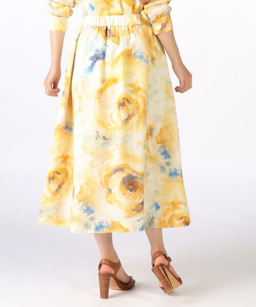 SCAPA Lサイズ / スキャパエルサイズ ミニ・ひざ丈スカート | ビンダアートフラワースカート | 詳細1