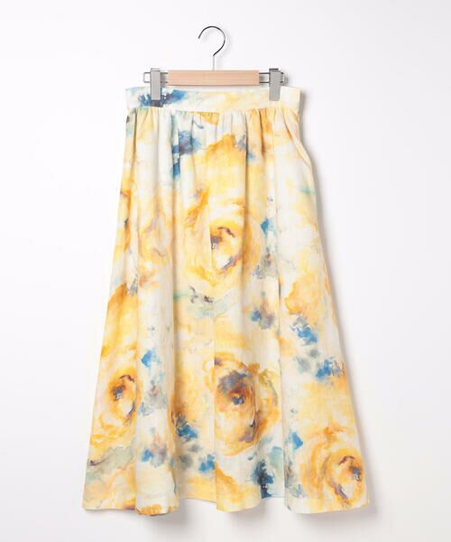 SCAPA Lサイズ / スキャパエルサイズ ミニ・ひざ丈スカート | ビンダアートフラワースカート | 詳細3