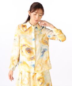 SCAPA Lサイズ / スキャパエルサイズ シャツ・ブラウス | ビンダアートフラワーブラウス