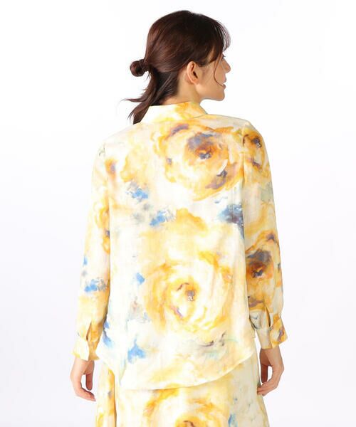 SCAPA Lサイズ / スキャパエルサイズ シャツ・ブラウス | ビンダアートフラワーブラウス | 詳細2