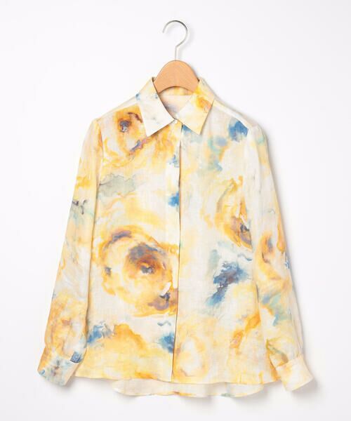 SCAPA Lサイズ / スキャパエルサイズ シャツ・ブラウス | ビンダアートフラワーブラウス | 詳細4