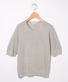 SCAPA Lサイズ / スキャパエルサイズ ニット・セーター | テンダーリネンＶネックニット