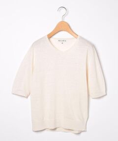 SCAPA Lサイズ / スキャパエルサイズ マーセライズＶネックニット SCAPA Lサイズ(スキャパエルサイズ) | ルック公式ファッション