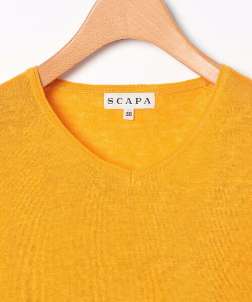 SCAPA Lサイズ / スキャパエルサイズ ニット・セーター | テンダーリネンＶネックニット | 詳細14