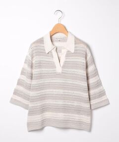 SCAPA Lサイズ / スキャパエルサイズ マーセライズＶネックニット SCAPA Lサイズ(スキャパエルサイズ) | ルック公式ファッション