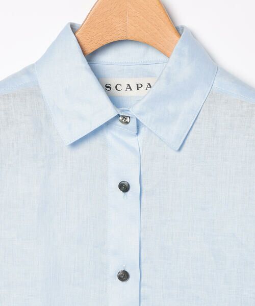 SCAPA Lサイズ / スキャパエルサイズ シャツ・ブラウス | ウォッシュリネンシャツブラウス | 詳細5