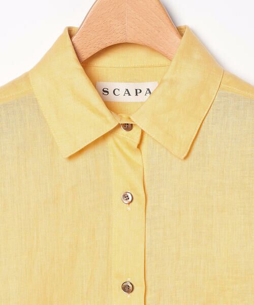 SCAPA Lサイズ / スキャパエルサイズ シャツ・ブラウス | ウォッシュリネンシャツブラウス | 詳細11