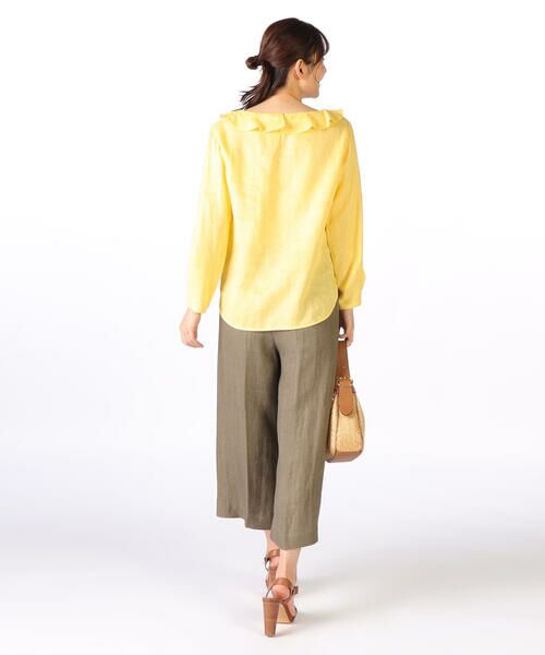SCAPA Lサイズ / スキャパエルサイズ シャツ・ブラウス | ウォッシュリネンブラウス | 詳細12