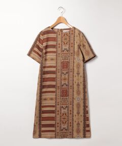 SCAPA Lサイズ / スキャパエルサイズ ドレス | リネンサラサプリントワンピース