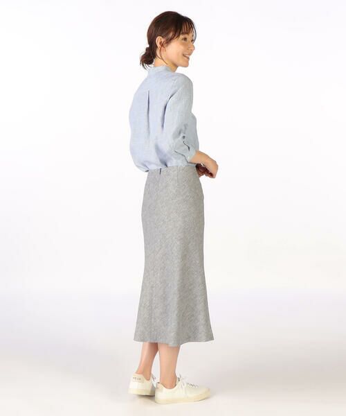 SCAPA Lサイズ / スキャパエルサイズ ミニ・ひざ丈スカート | リネンチドリスカート | 詳細4