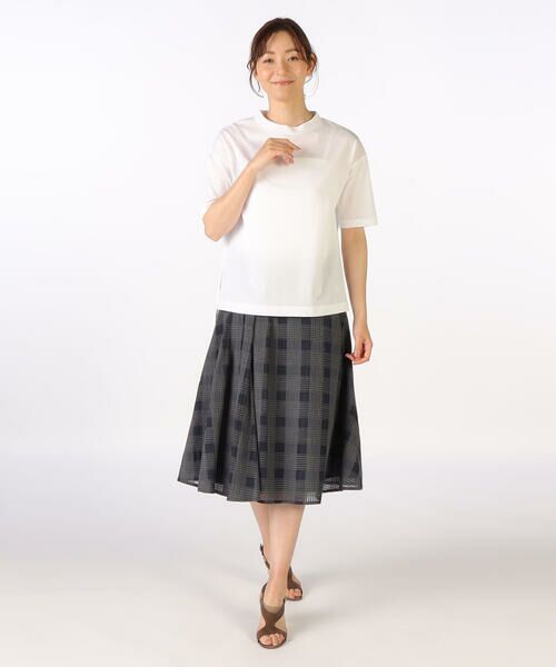 SCAPA Lサイズ / スキャパエルサイズ ミニ・ひざ丈スカート | シアーチェックスカート | 詳細2