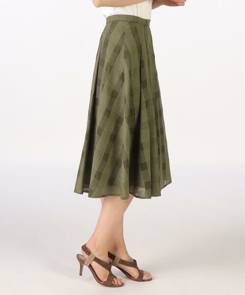 SCAPA Lサイズ / スキャパエルサイズ ミニ・ひざ丈スカート | シアーチェックスカート | 詳細9