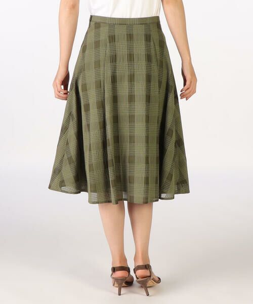 SCAPA Lサイズ / スキャパエルサイズ ミニ・ひざ丈スカート | シアーチェックスカート | 詳細10