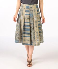 SCAPA Lサイズ / スキャパエルサイズ ミニ・ひざ丈スカート | リネンサラサプリントスカート