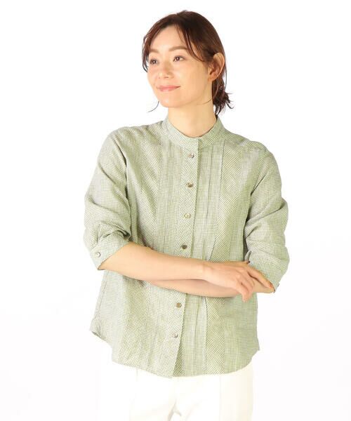 SCAPA Lサイズ / スキャパエルサイズ シャツ・ブラウス | コンチネンタルリネンブラウス | 詳細9