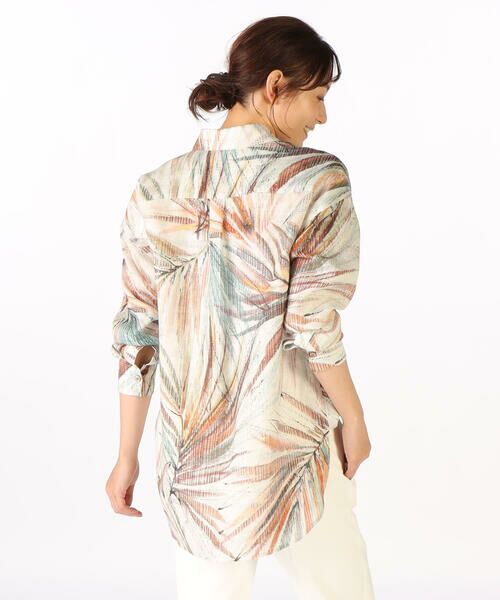SCAPA Lサイズ / スキャパエルサイズ シャツ・ブラウス | ビンダアートリーフブラウス | 詳細2