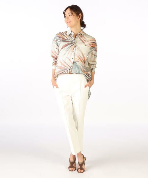 SCAPA Lサイズ / スキャパエルサイズ シャツ・ブラウス | ビンダアートリーフブラウス | 詳細3