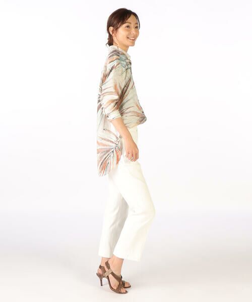 SCAPA Lサイズ / スキャパエルサイズ シャツ・ブラウス | ビンダアートリーフブラウス | 詳細4