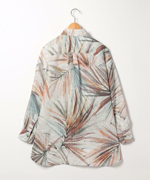 SCAPA Lサイズ / スキャパエルサイズ シャツ・ブラウス | ビンダアートリーフブラウス | 詳細6