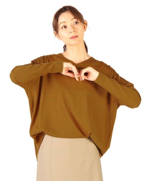 SCAPA Lサイズ / スキャパエルサイズ ニット・セーター | ブラッキーニットVネック | 詳細4