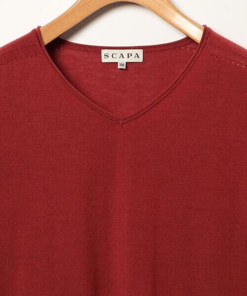 SCAPA Lサイズ / スキャパエルサイズ ニット・セーター | ブラッキーニットVネック | 詳細13