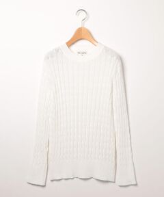 SCAPA Lサイズ / スキャパエルサイズ ニット・セーター | エアリーケーブルニット