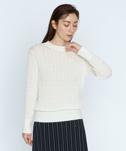SCAPA Lサイズ / スキャパエルサイズ ニット・セーター | エアリーケーブルニット | 詳細19