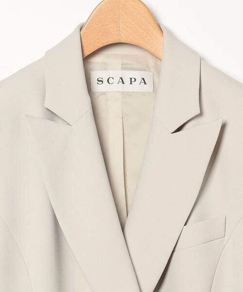 SCAPA Lサイズ / スキャパエルサイズ テーラードジャケット | オックスストレッチロングジャケット | 詳細8