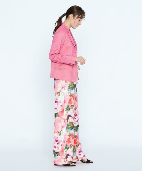 SCAPA Lサイズ / スキャパエルサイズ その他パンツ | ビンダフラワーサテンパンツ | 詳細5